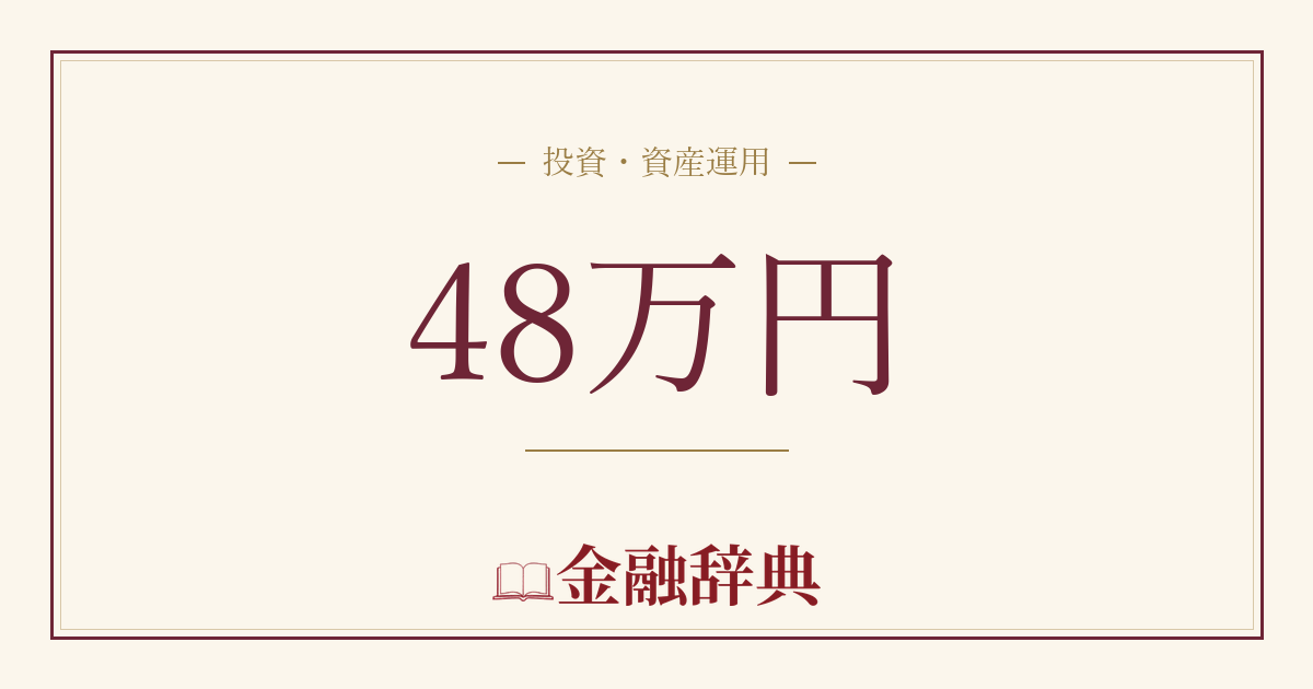 48万円の解説