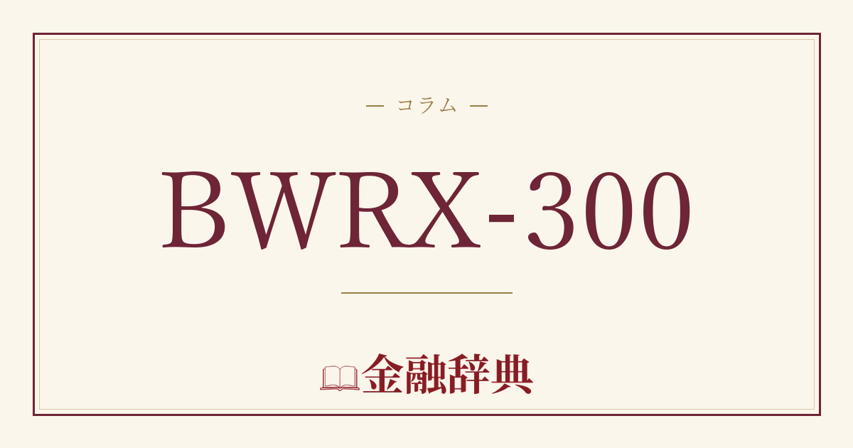 BWRX-300の解説