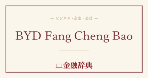 BYD Fang Cheng Baoの解説