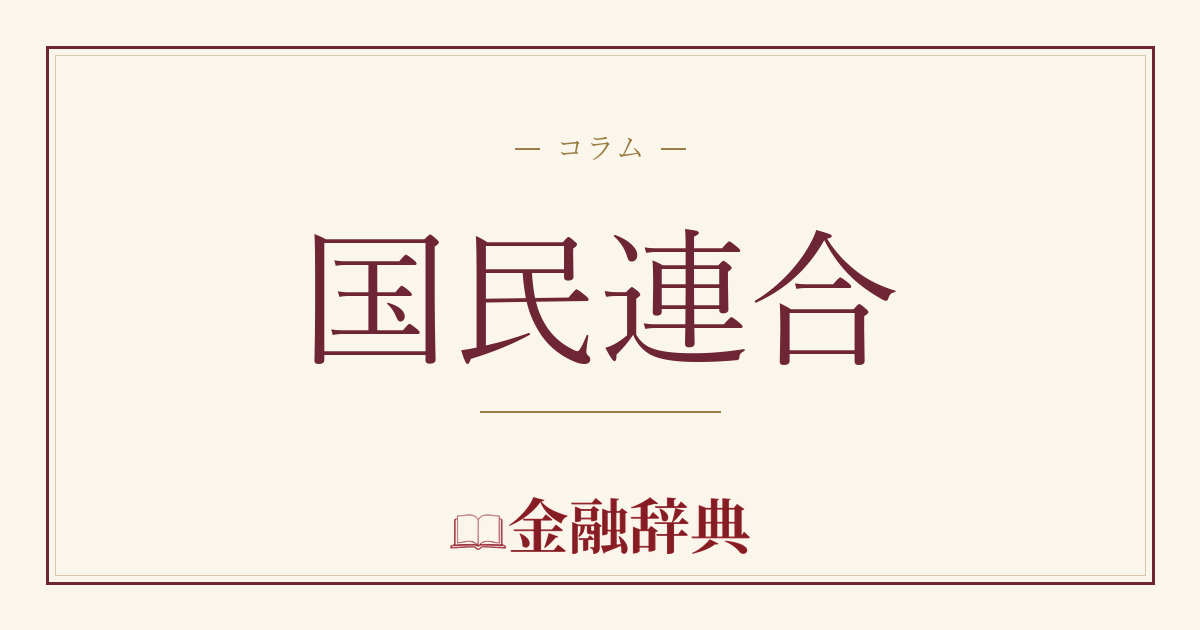 国民連合の解説