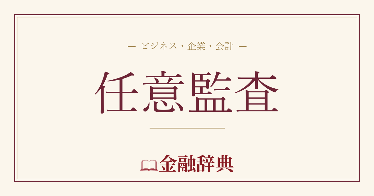 任意監査の解説