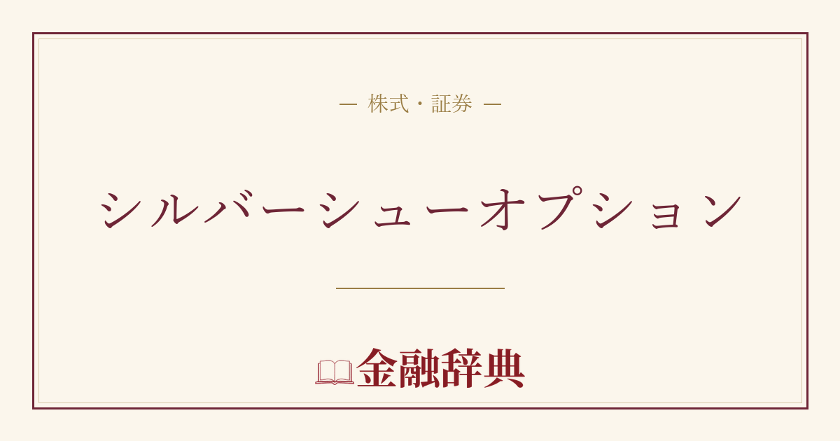 シルバーシューオプションの解説