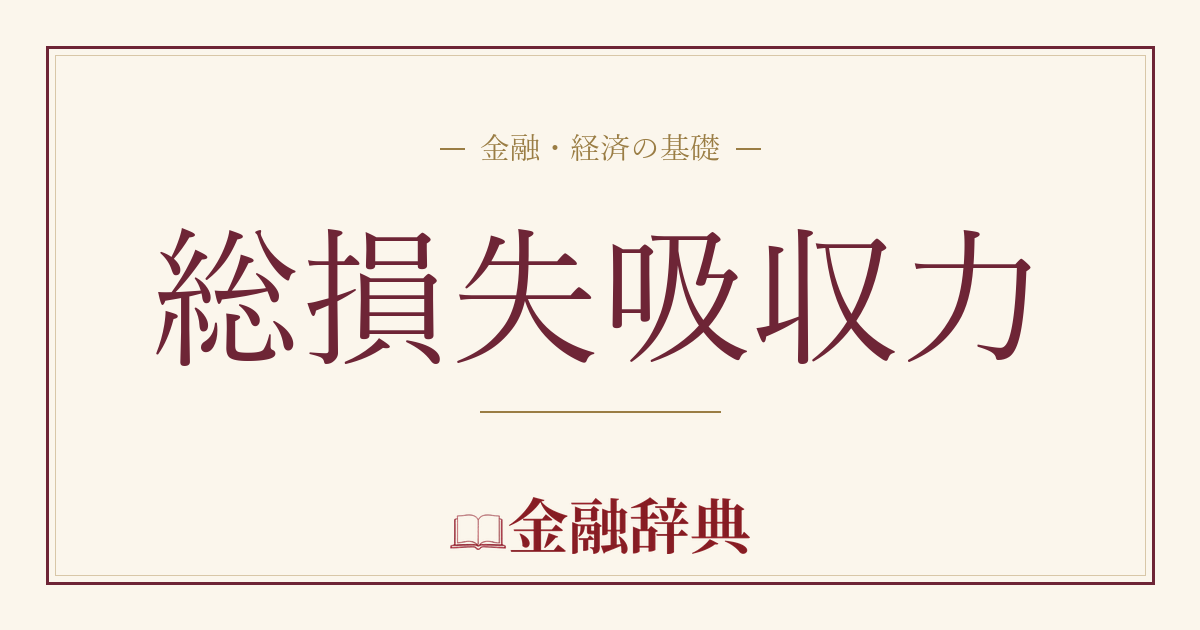 総損失吸収力の解説