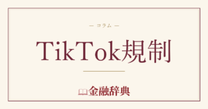 TikTok規制の解説