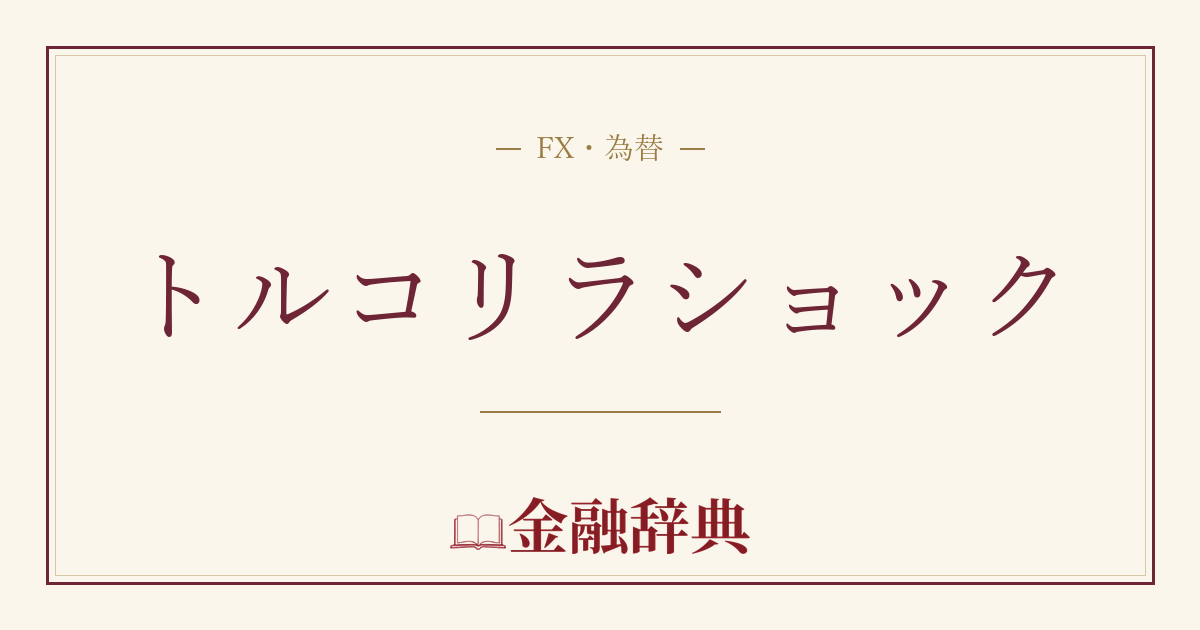 トルコリラショックの解説